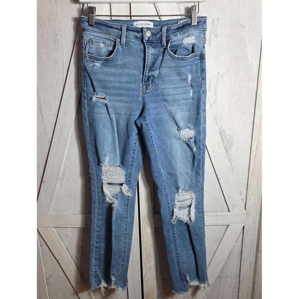 Flying Monkey Distressed Jeans Size 28